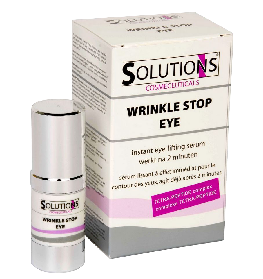 Eye stop. Wrinkle перевод. Solutions Wrinkle stop Eye цена.